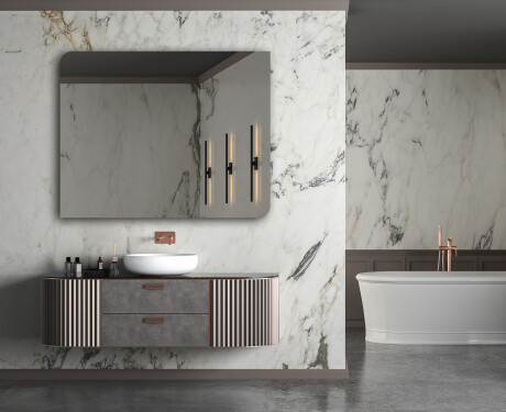 Specchio arrotondati da parete L201 #5