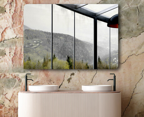 Specchio arrotondati da parete L201 #6