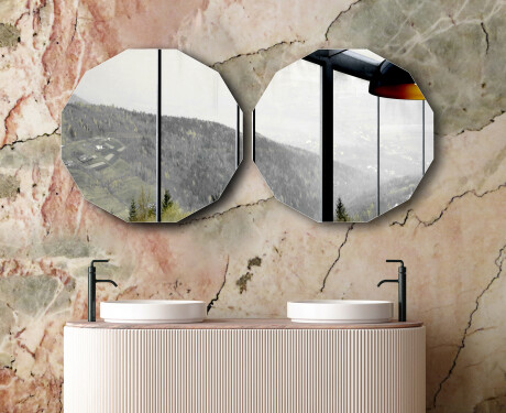 Specchio rotondi da parete L204 #6