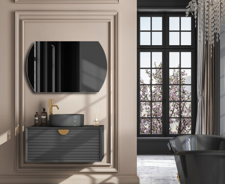 Specchio arrotondati da parete L205 #4