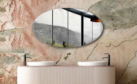 Specchio ovali da parete L206
