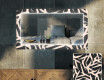 Specchio decorativi con luci LED da soggiorno - Lines