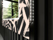 Specchio decorativi con luci LED da soggiorno - Lines #11