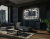Specchio decorativi con luci LED da soggiorno - Lines #12