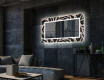 Specchio decorativi con luci LED da soggiorno - Lines #2