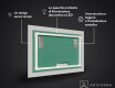 Specchio decorativi con luci LED da soggiorno - Lines #3