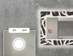 Specchio decorativi con luci LED da soggiorno - Lines #4