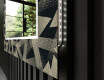 Specchi decorativi con luci da soggiorno - Dottet Triangles #11