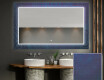 Specchi LED decorativi da parete da bagno - Blue Drawing #1