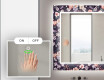 Specchi LED decorativi da parete da bagno - Elegant Flowers #5
