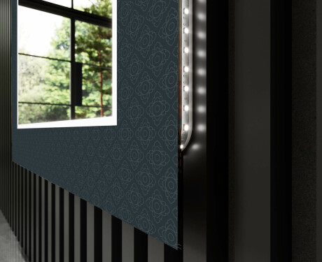 Decorativi specchio bagno da parete retroilluminato - Elegant #11