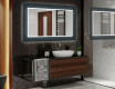 Decorativi specchio bagno da parete retroilluminato - Elegant #2