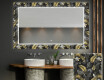 Specchi LED decorativi da parete da bagno - Goldy Palm