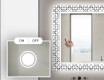 Decorativi specchio bagno da parete retroilluminato - Industrial #4