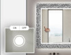 Specchi LED decorativi da parete da bagno - Letters #4
