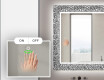Specchi LED decorativi da parete da bagno - Letters #5
