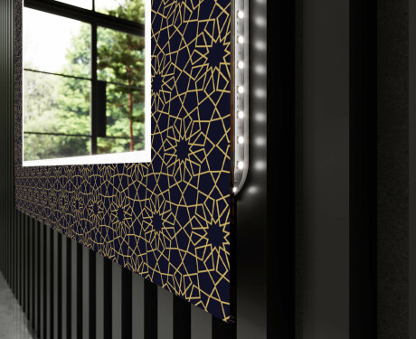Specchi LED decorativi da parete da bagno - Ornament #11