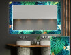 Decorativi specchio bagno da parete retroilluminato - Tropical