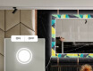 Specchi decorativi con luci da pranzo - Abstract Geometric #4