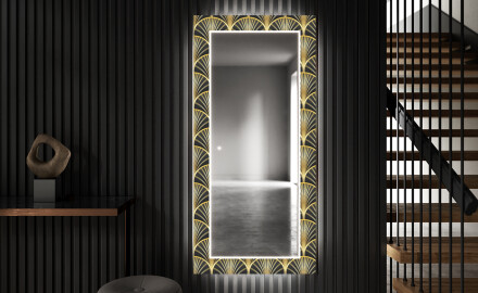 Specchi LED decorativi da parete per ingresso - Art Deco