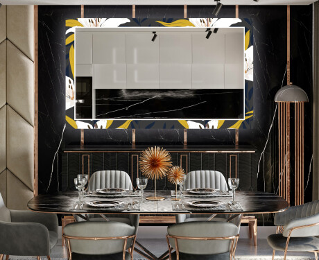 Specchi decorativi con luci da pranzo - Bell Flowers #12