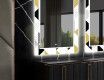 Specchi decorativi con luci da pranzo - Geometric Patterns #11