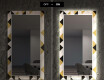 Specchi decorativi con luci da pranzo - Geometric Patterns #7