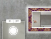 Specchio decorativi con luci LED da soggiorno - Gold Mandala #4