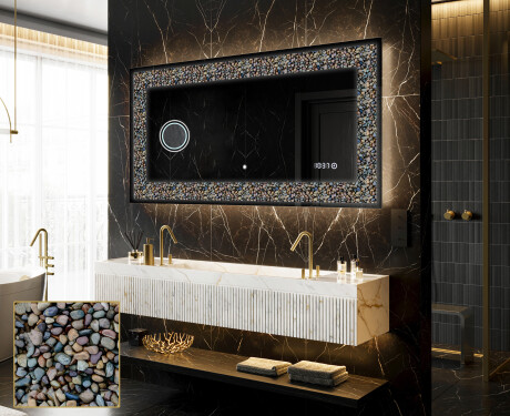Decorativi specchio da parete retroilluminato - Natural Stones