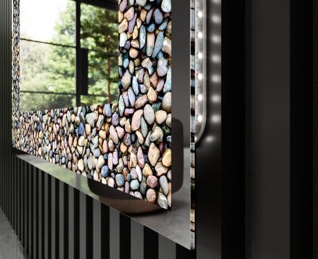 Decorativi specchio da parete retroilluminato - Natural Stones #3