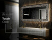 Decorativi specchio da parete retroilluminato - Natural Stones #6