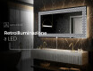 Decorativi specchio da parete retroilluminato - Geometric Symphony #6