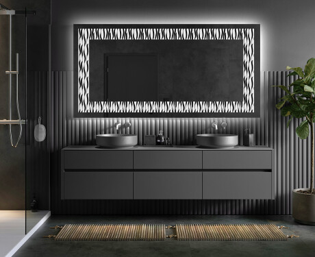 Decorativi specchio da parete retroilluminato - Vintage Vibes #5
