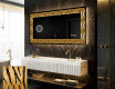 Decorativi specchio da parete retroilluminato - Midnight Mirage