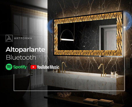 Decorativi specchio da parete retroilluminato - Midnight Mirage #7
