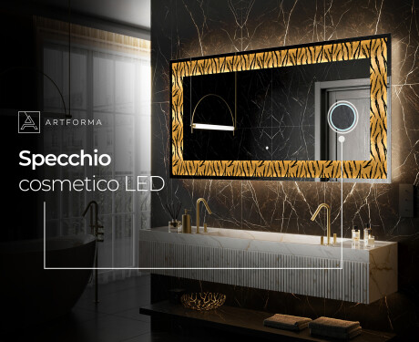 Decorativi specchio da parete retroilluminato - Midnight Mirage #8