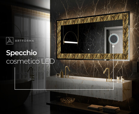 Decorativi specchio da parete retroilluminato - Tropical Paradise #8