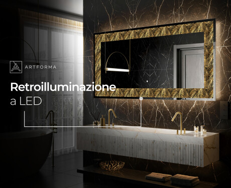 Decorativi specchio da parete retroilluminato - Tropical Paradise #9