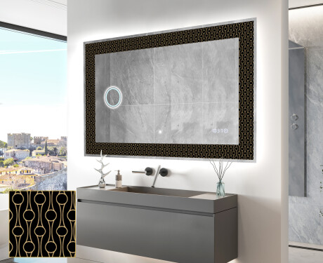 Decorativi specchio da parete retroilluminato - Nordic Charm