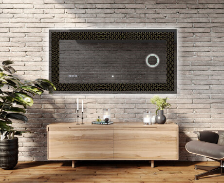 Decorativi specchio da parete retroilluminato - Nordic Charm #5