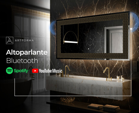 Decorativi specchio da parete retroilluminato - Nordic Charm #7