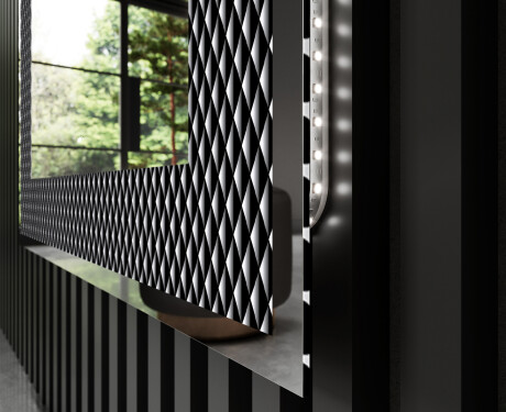 Decorativi specchio da parete retroilluminato - Modern Masterpiece #3