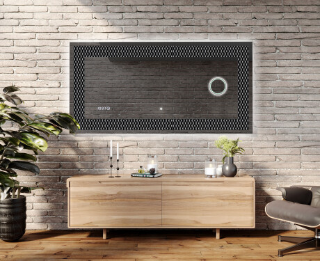 Decorativi specchio da parete retroilluminato - Modern Masterpiece #5