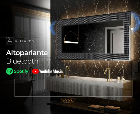 Decorativi specchio da parete retroilluminato - Modern Masterpiece #7