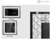 Decorativi specchio da parete retroilluminato - Marble Uplift #2