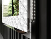 Decorativi specchio da parete retroilluminato - Marble Uplift #3