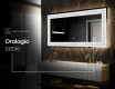 Decorativi specchio da parete retroilluminato - Marble Uplift #8
