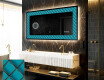 Decorativi specchio da parete retroilluminato - Blue Harmonies