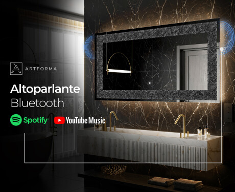 Decorativi specchio da parete retroilluminato - Dark Elegance #7