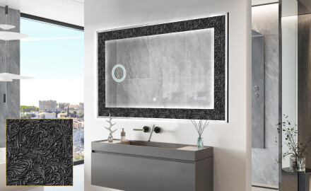 Decorativi specchio da parete retroilluminato - Dark Elegance